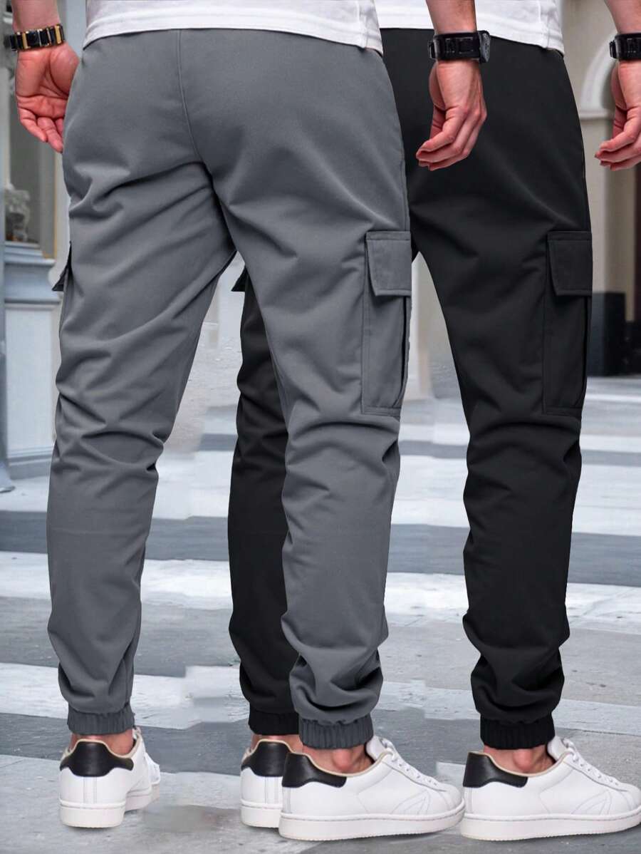RICCARDO | Leichte Cargo-Jogginghose mit Taschen