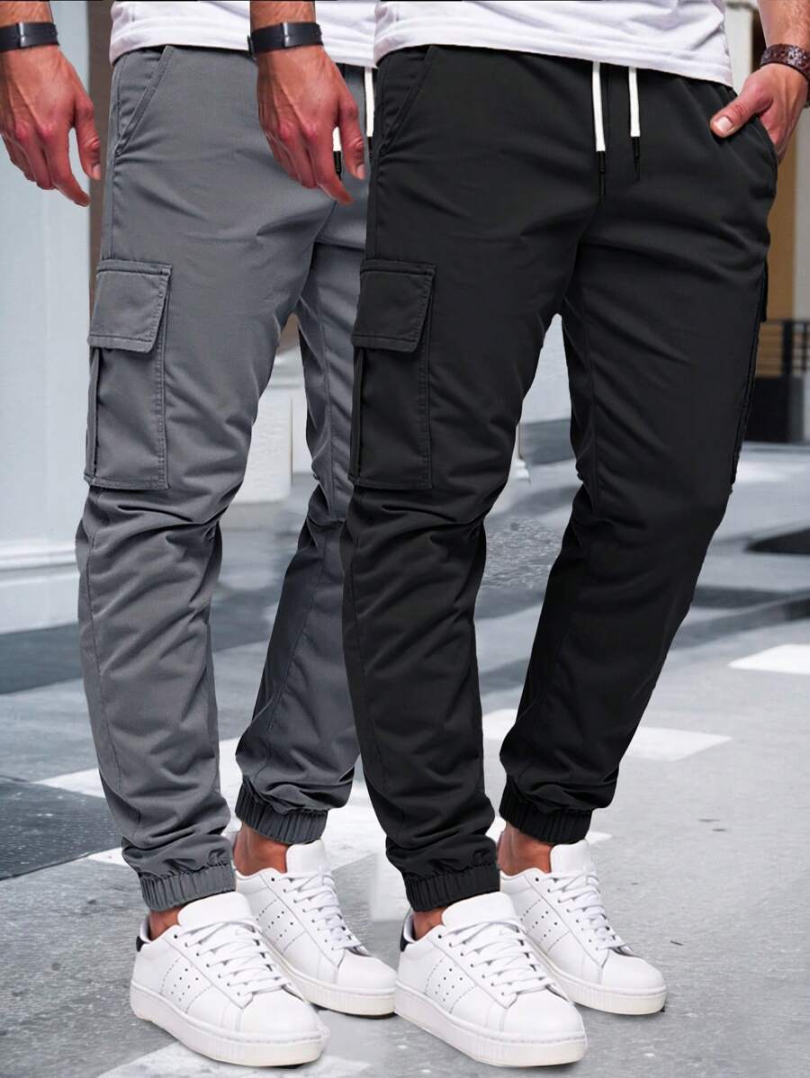 RICCARDO | Leichte Cargo-Jogginghose mit Taschen