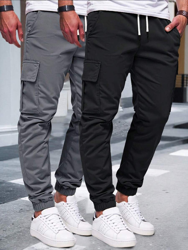 RICCARDO | Leichte Cargo-Jogginghose mit Taschen