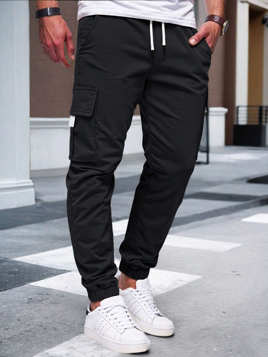 RICCARDO | Leichte Cargo-Jogginghose mit Taschen
