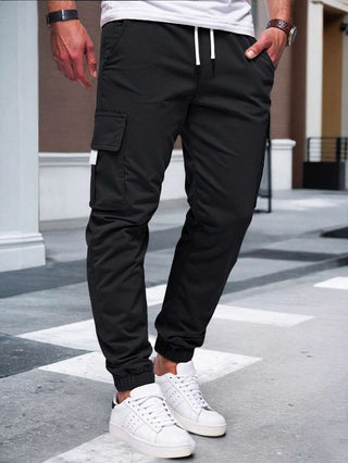 RICCARDO | Leichte Cargo-Jogginghose mit Taschen
