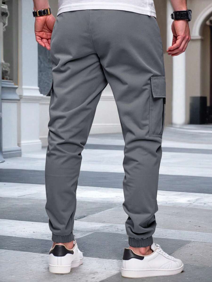 RICCARDO | Leichte Cargo-Jogginghose mit Taschen