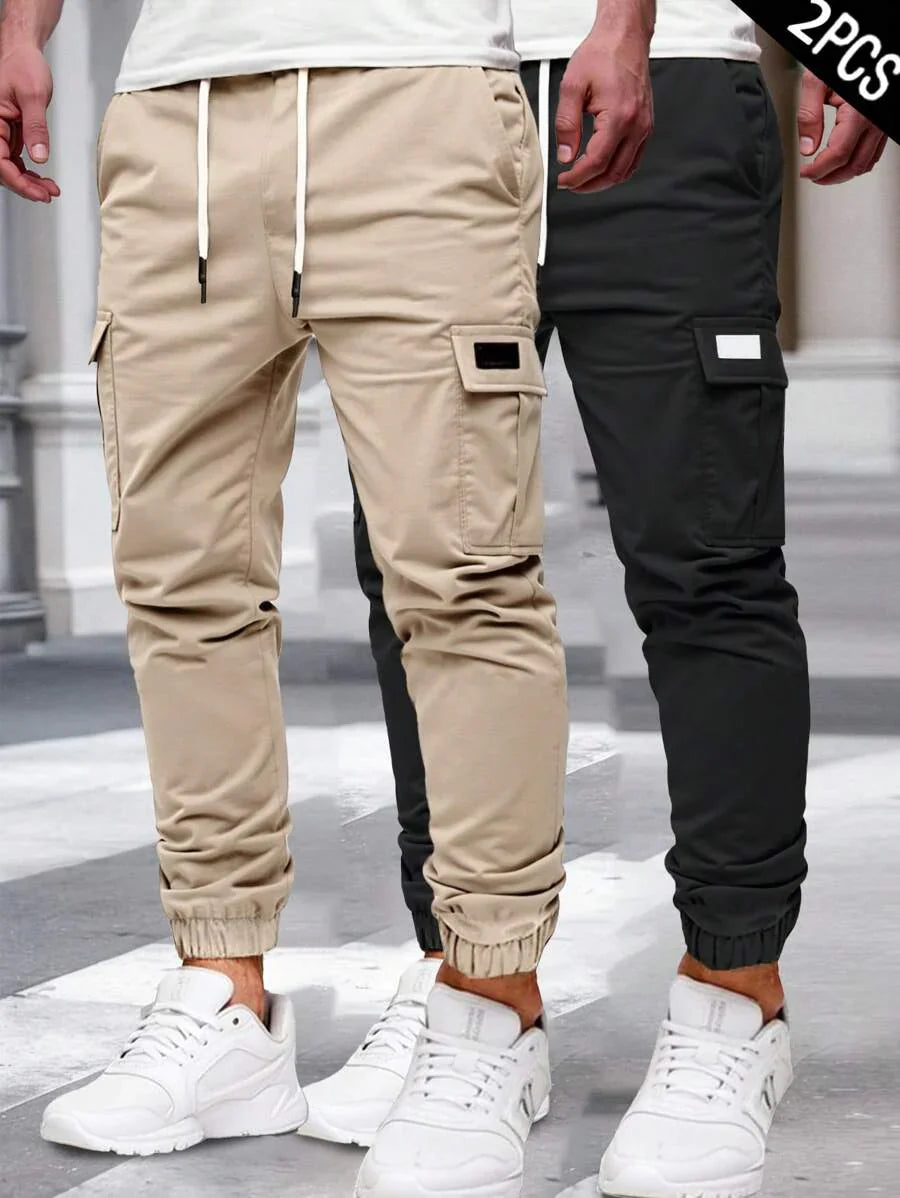 RICCARDO | Leichte Cargo-Jogginghose mit Taschen