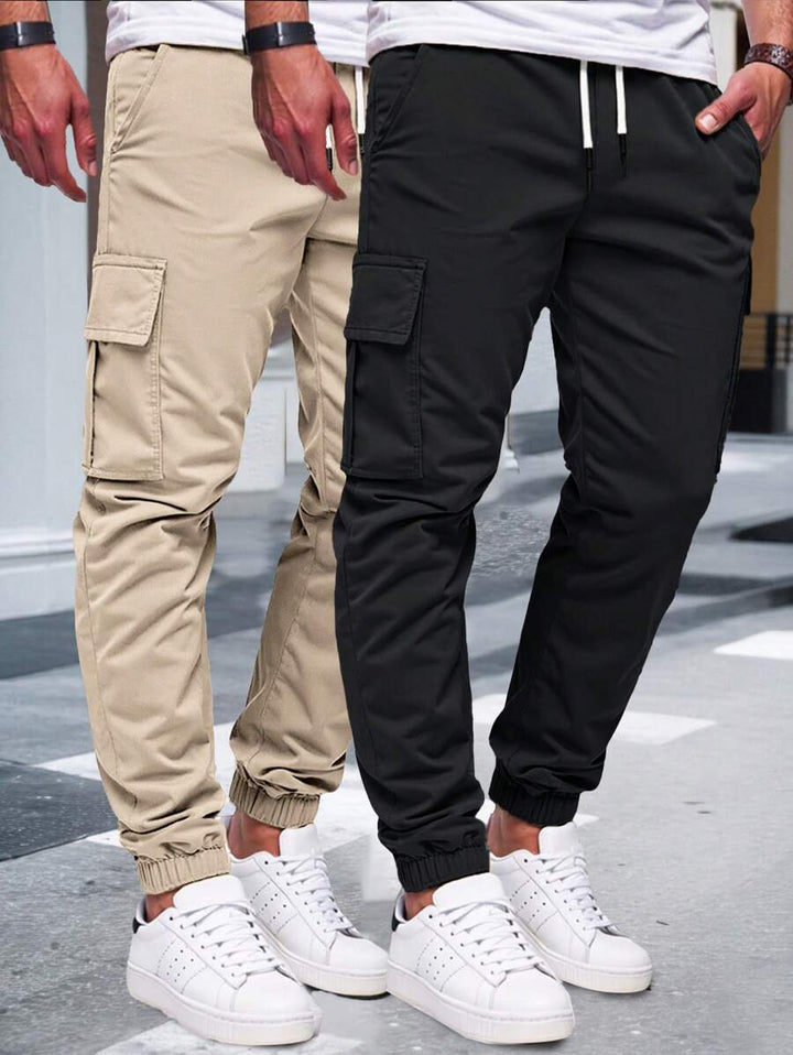 RICCARDO | Leichte Cargo-Jogginghose mit Taschen
