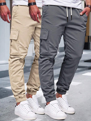 RICCARDO | Leichte Cargo-Jogginghose mit Taschen