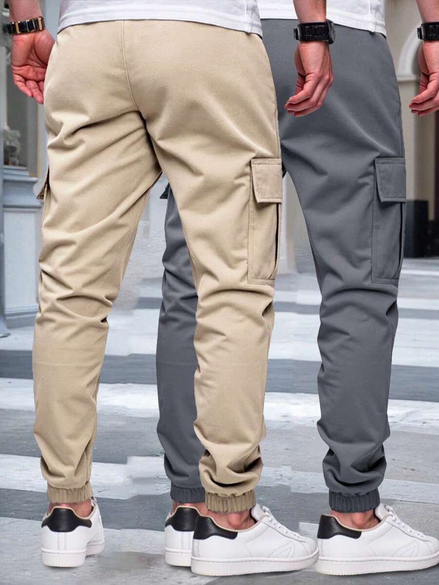 RICCARDO | Leichte Cargo-Jogginghose mit Taschen