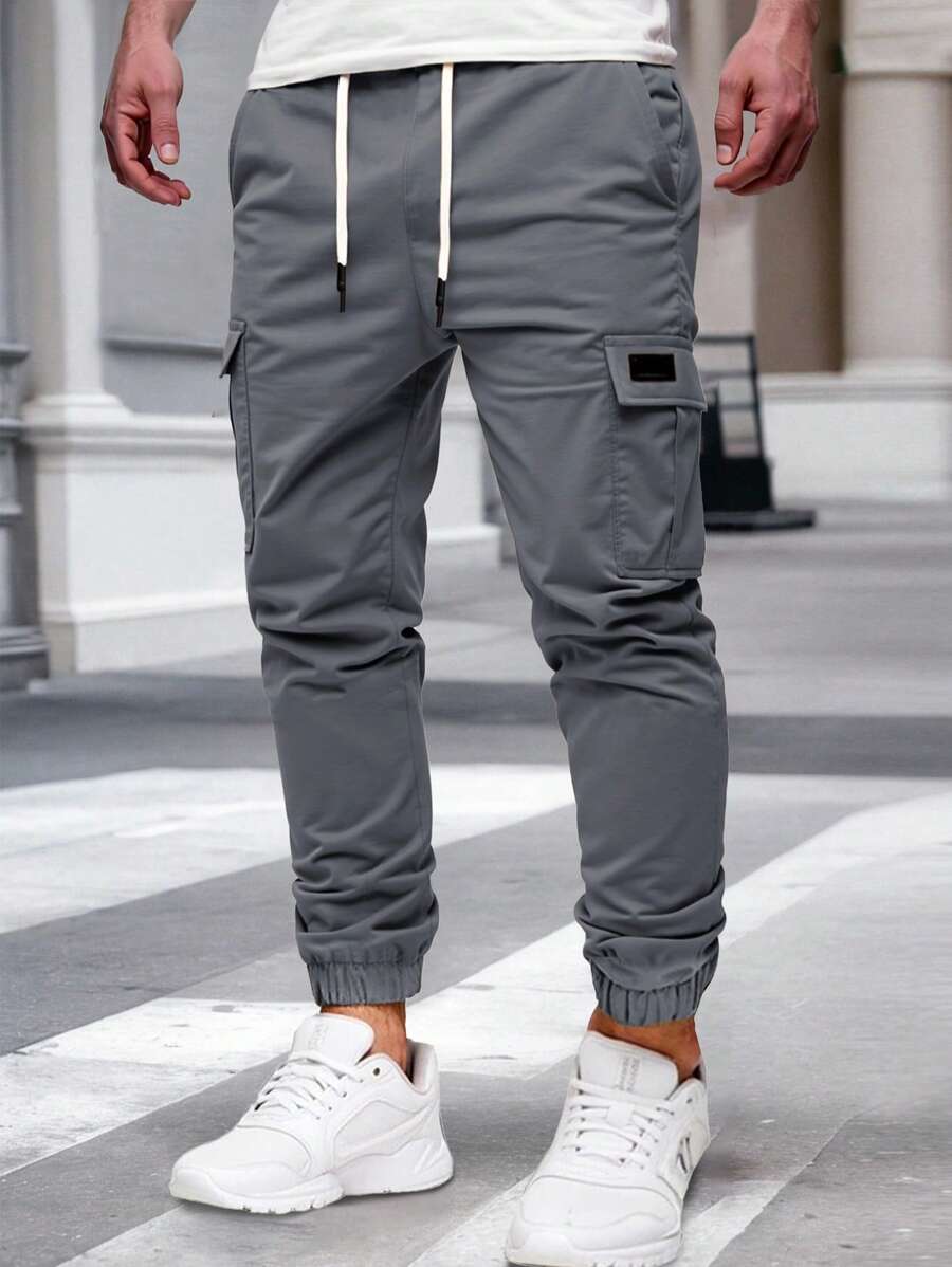 RICCARDO | Leichte Cargo-Jogginghose mit Taschen