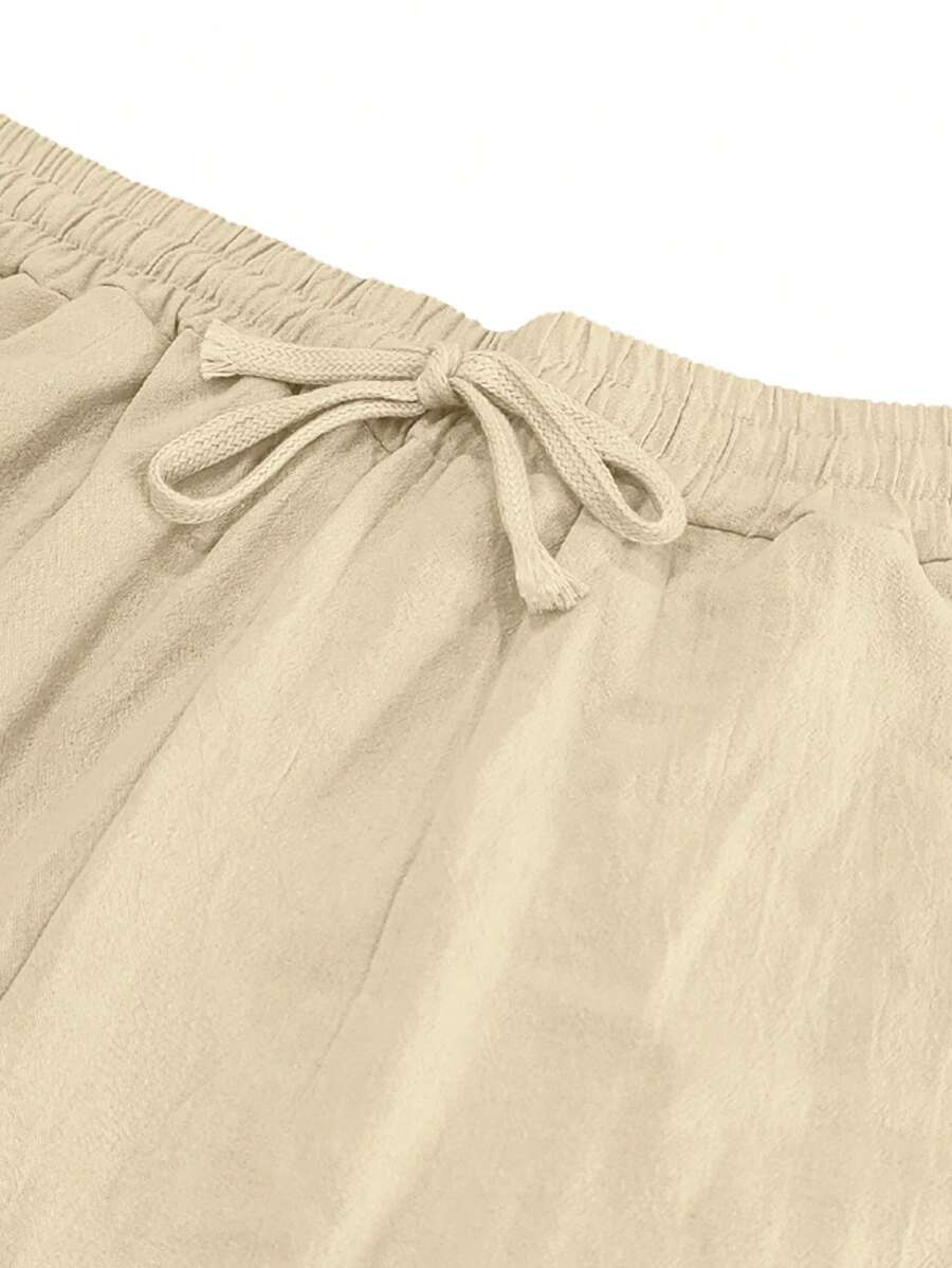 MATHIS | Leichte Leinenhose mit Kordelzug