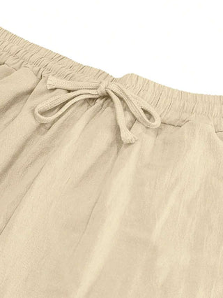 MATHIS | Leichte Leinenhose mit Kordelzug
