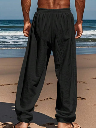 MATHIS | Leichte Leinenhose mit Kordelzug