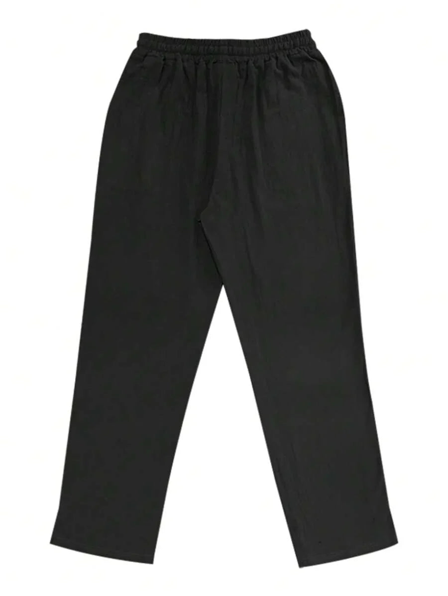 MATHIS | Leichte Leinenhose mit Kordelzug