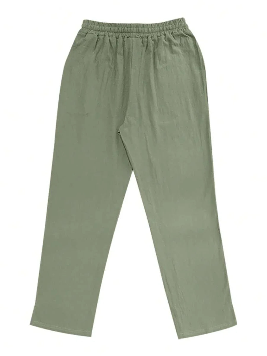 MATHIS | Leichte Leinenhose mit Kordelzug