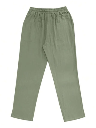 MATHIS | Leichte Leinenhose mit Kordelzug