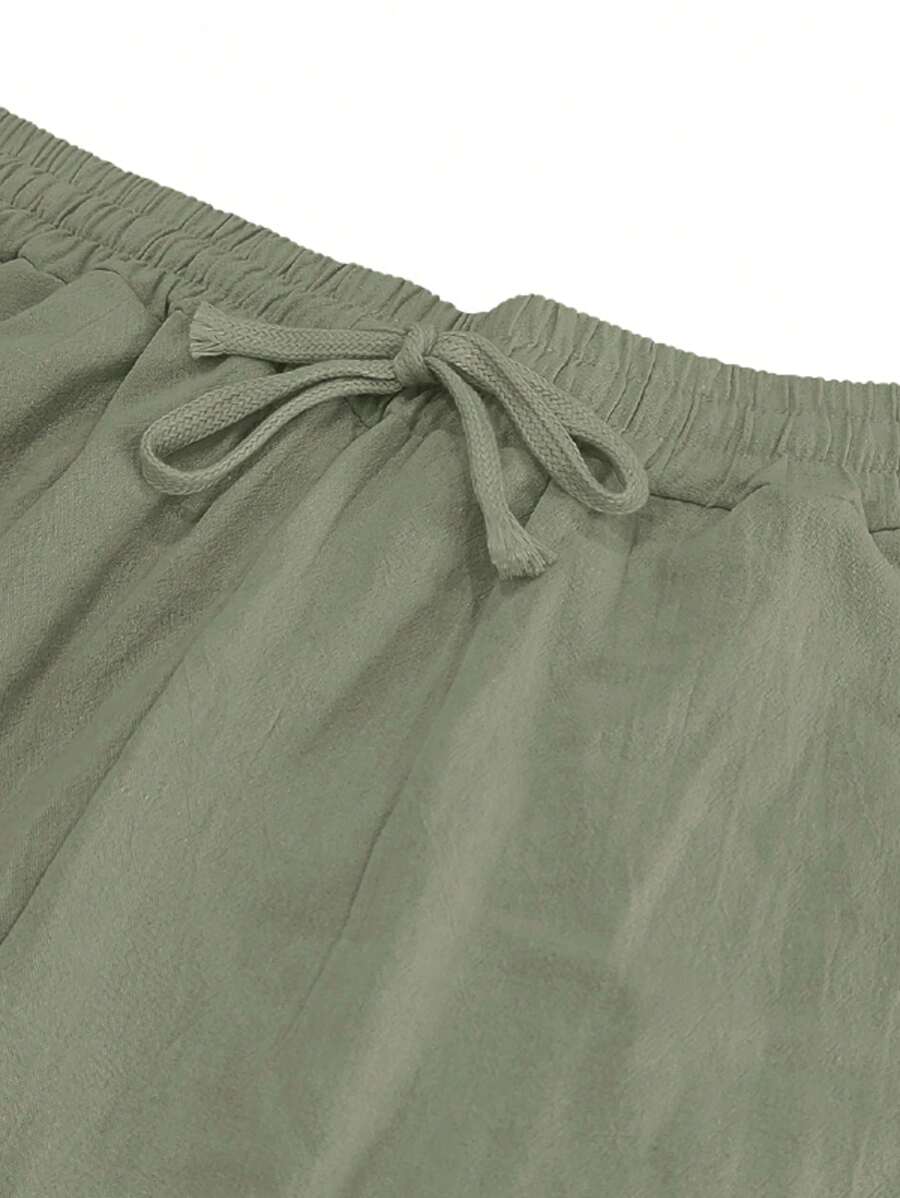 MATHIS | Leichte Leinenhose mit Kordelzug