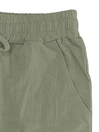 MATHIS | Leichte Leinenhose mit Kordelzug