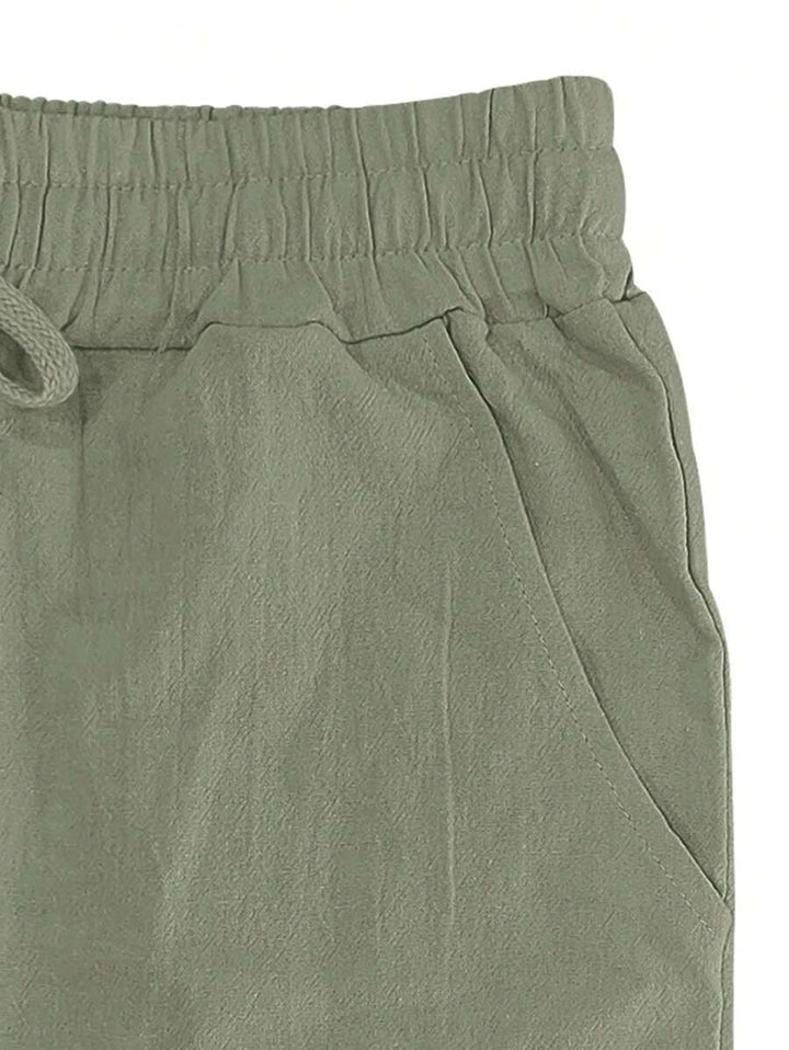 MATHIS | Leichte Leinenhose mit Kordelzug