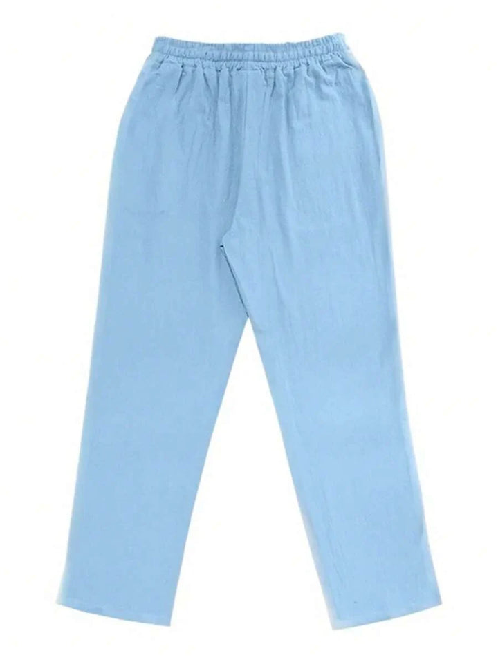MATHIS | Leichte Leinenhose mit Kordelzug