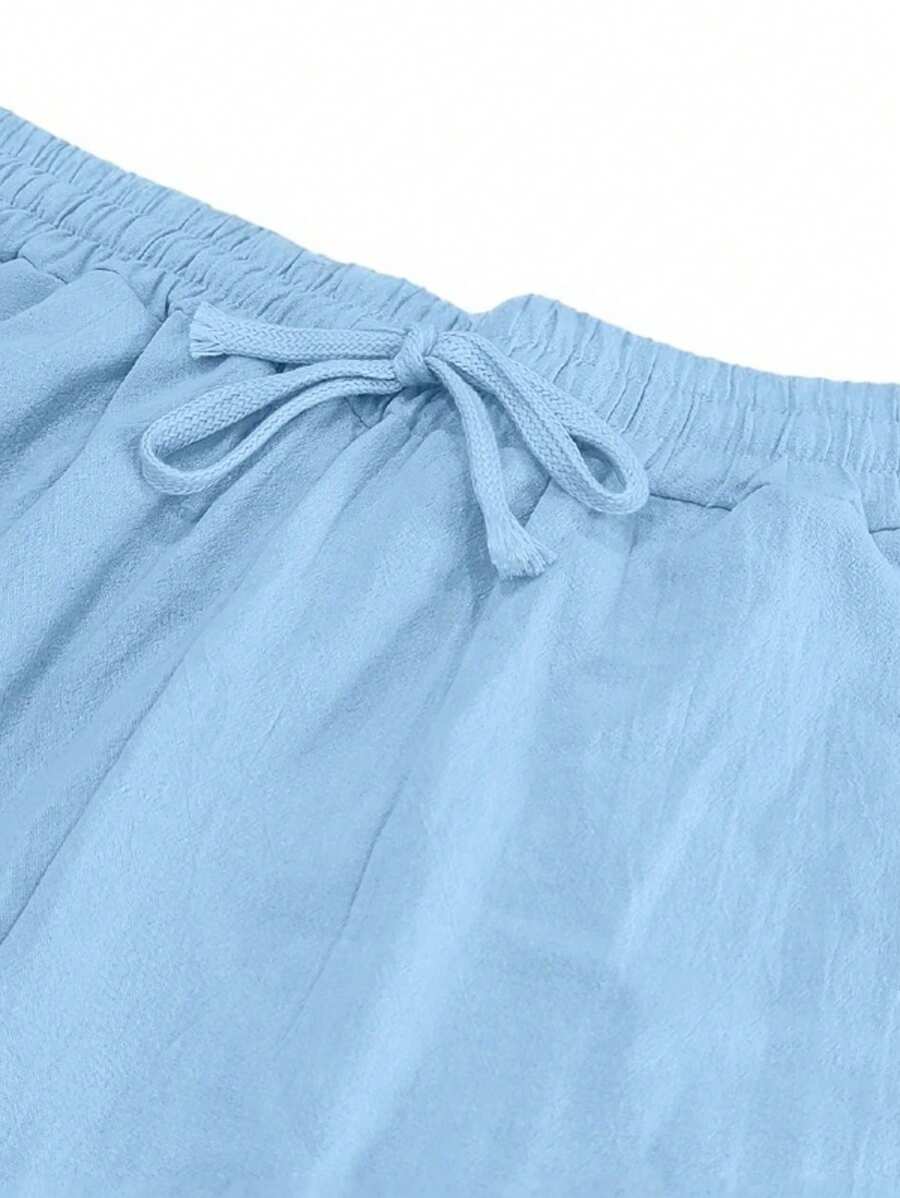 MATHIS | Leichte Leinenhose mit Kordelzug
