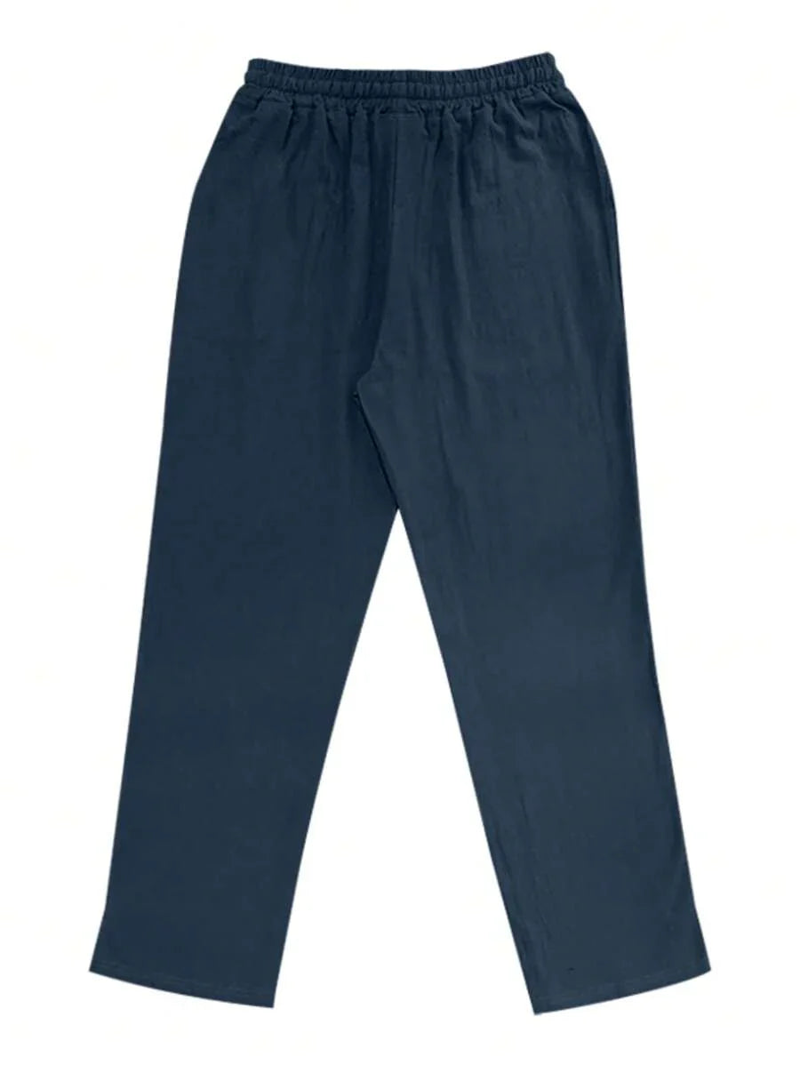 MATHIS | Leichte Leinenhose mit Kordelzug
