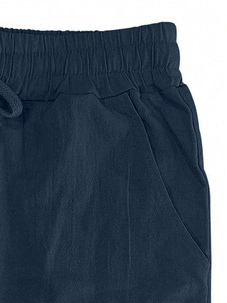 MATHIS | Leichte Leinenhose mit Kordelzug