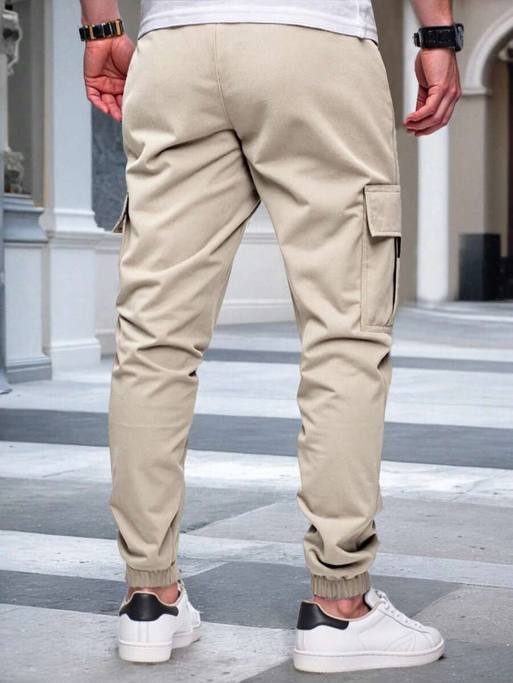 RICCARDO | Leichte Cargo-Jogginghose mit Taschen
