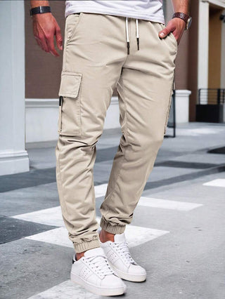 RICCARDO | Leichte Cargo-Jogginghose mit Taschen