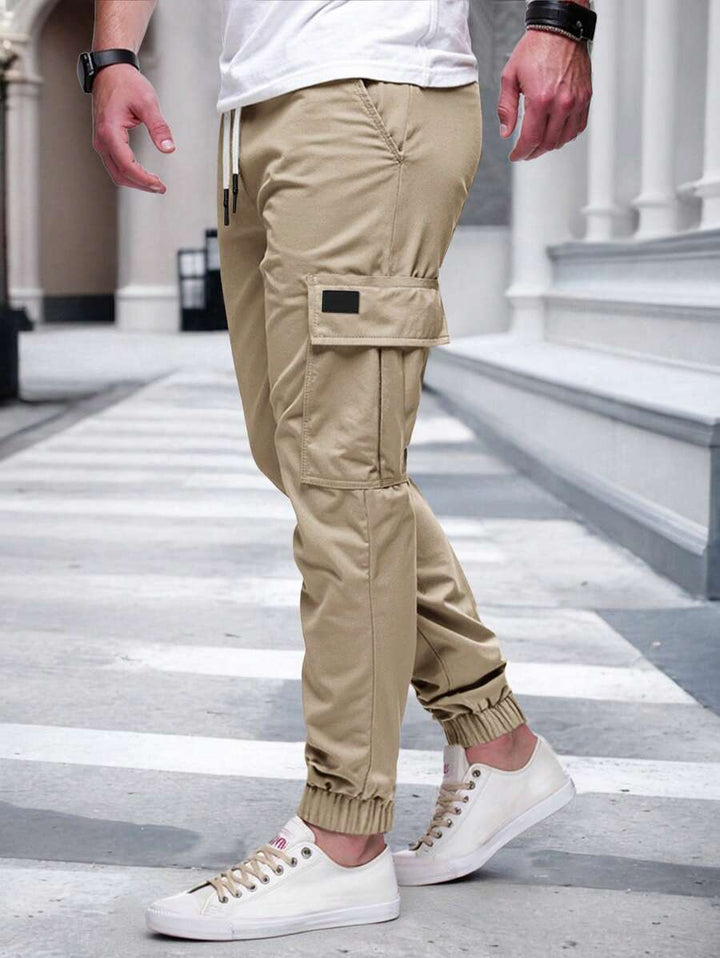 RICCARDO | Leichte Cargo-Jogginghose mit Taschen