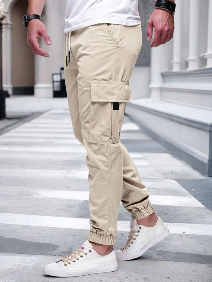 RICCARDO | Leichte Cargo-Jogginghose mit Taschen