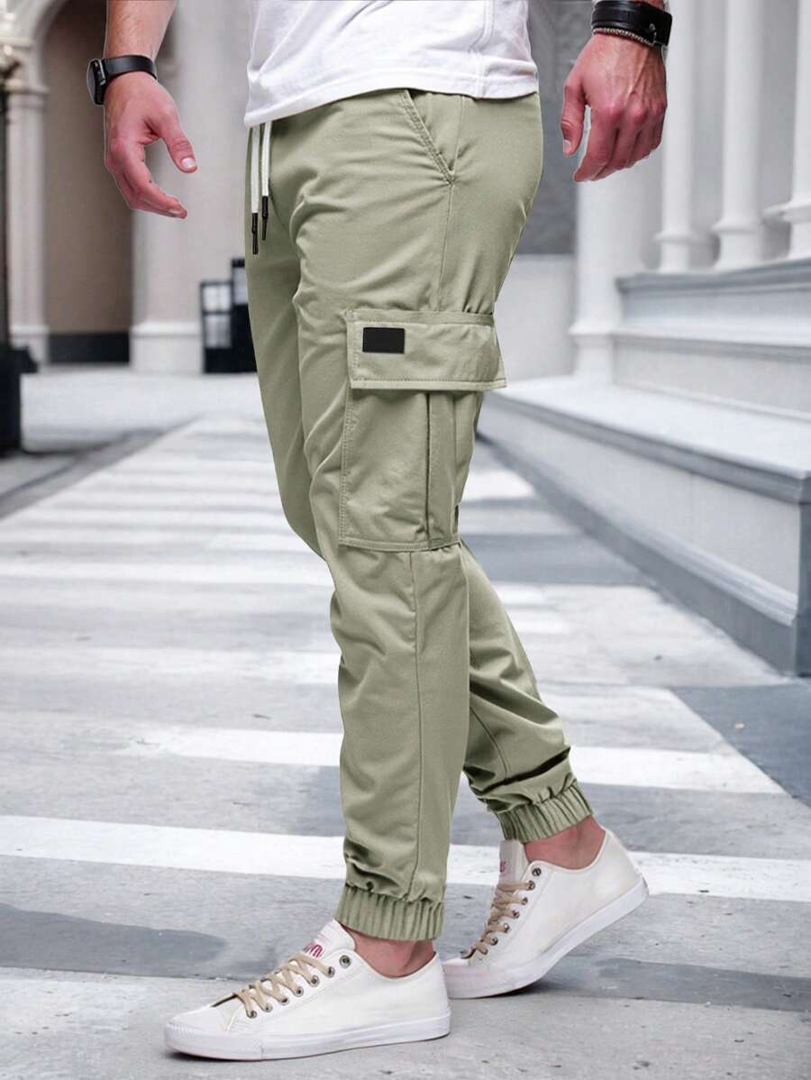 RICCARDO | Leichte Cargo-Jogginghose mit Taschen
