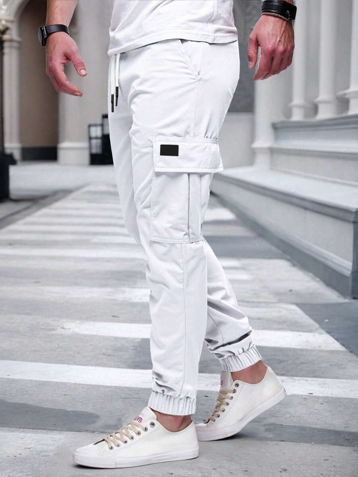 RICCARDO | Leichte Cargo-Jogginghose mit Taschen