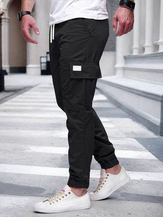 RICCARDO | Leichte Cargo-Jogginghose mit Taschen