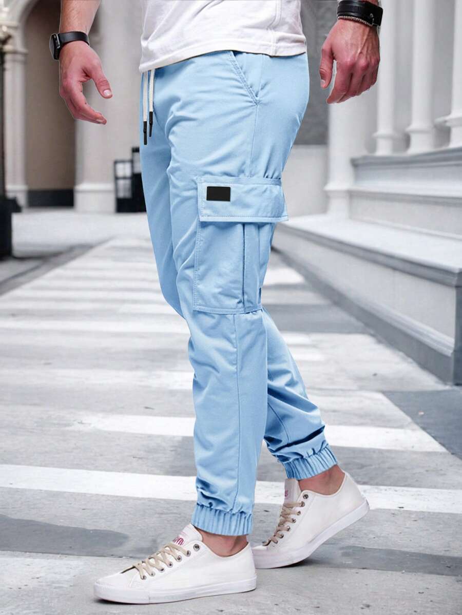 RICCARDO | Leichte Cargo-Jogginghose mit Taschen