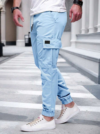 RICCARDO | Leichte Cargo-Jogginghose mit Taschen