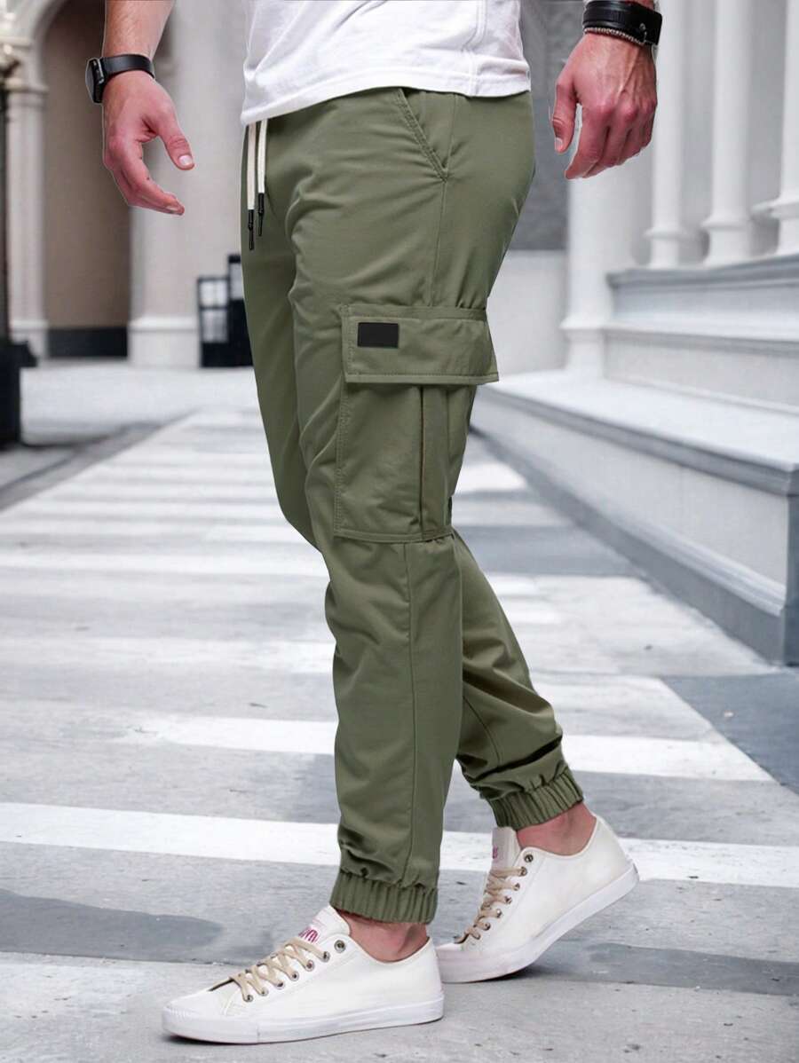 RICCARDO | Leichte Cargo-Jogginghose mit Taschen