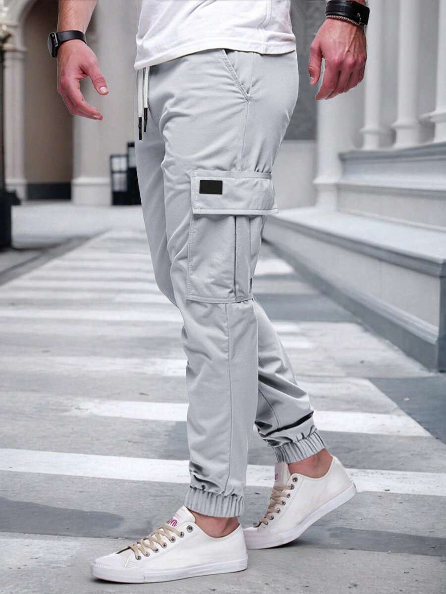 RICCARDO | Leichte Cargo-Jogginghose mit Taschen