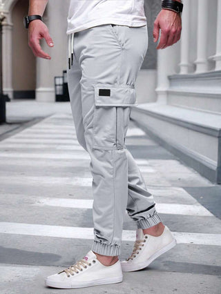 RICCARDO | Leichte Cargo-Jogginghose mit Taschen
