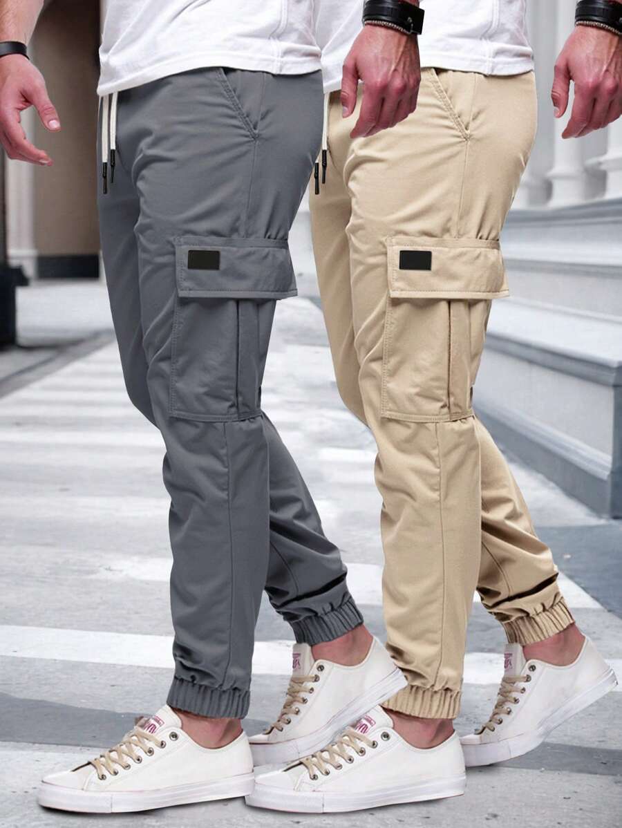 RICCARDO | Leichte Cargo-Jogginghose mit Taschen