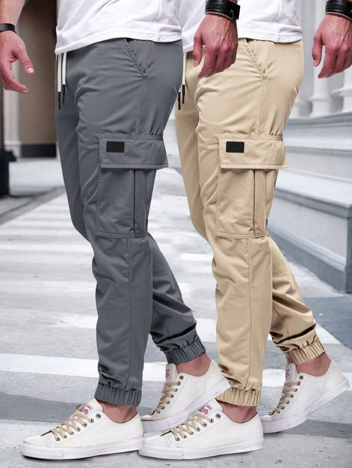 RICCARDO | Leichte Cargo-Jogginghose mit Taschen