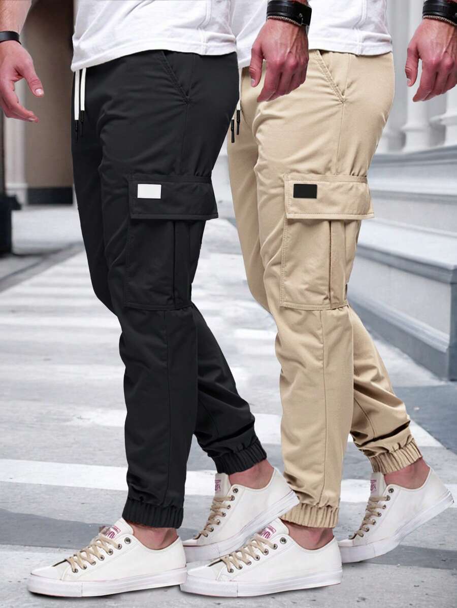 RICCARDO | Leichte Cargo-Jogginghose mit Taschen