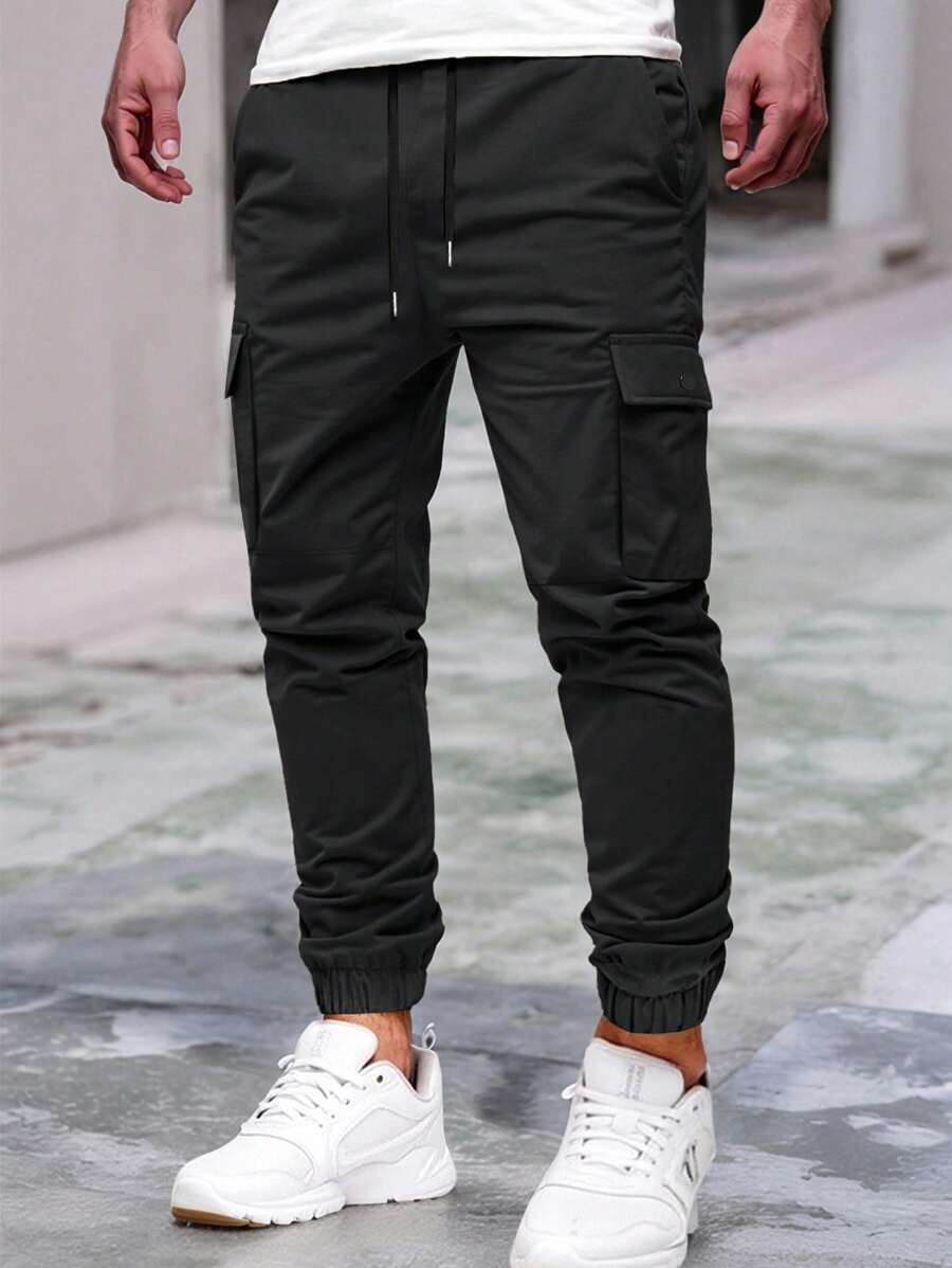 RICCARDO | Leichte Cargo-Jogginghose mit Taschen