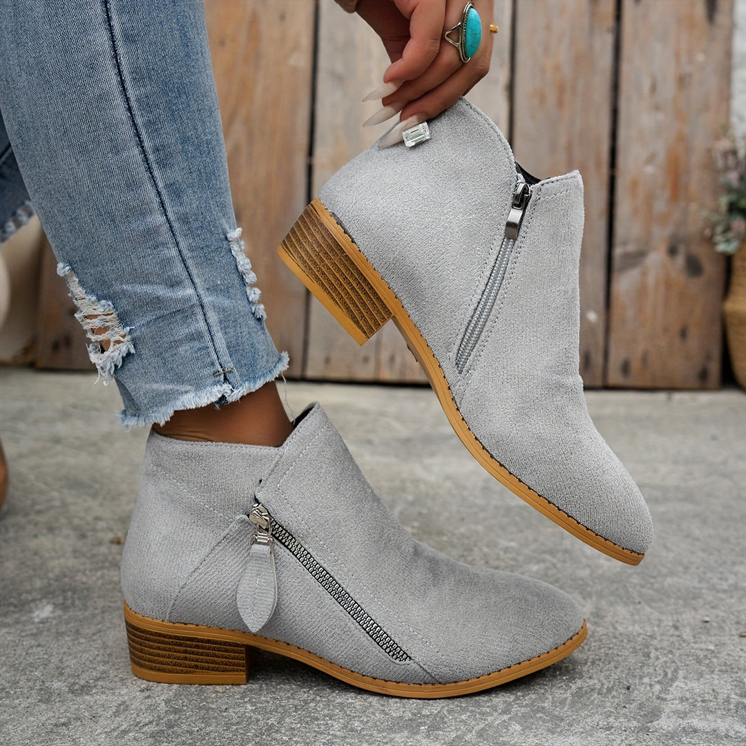 Lona™ | Elegante Wildleder-Ankle Boots