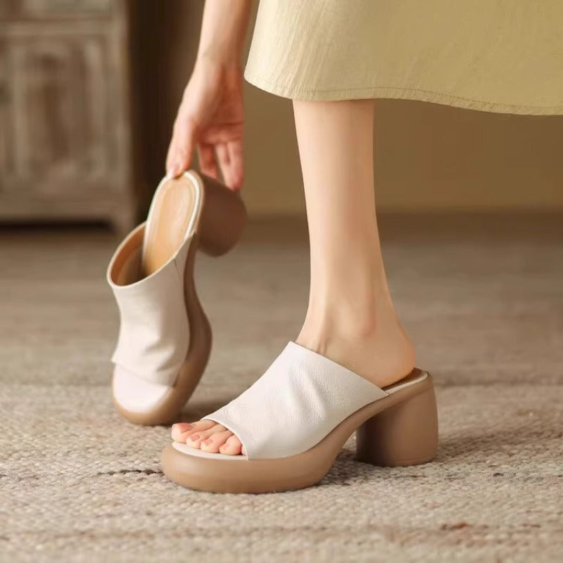 Evie™ | Orthopedic Comfort Slide Sandals with Heel