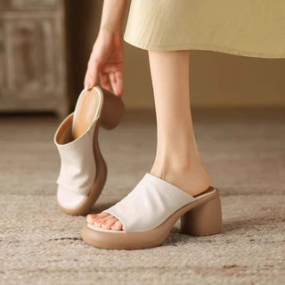 Evie™ | Orthopedic Comfort Slide Sandals with Heel
