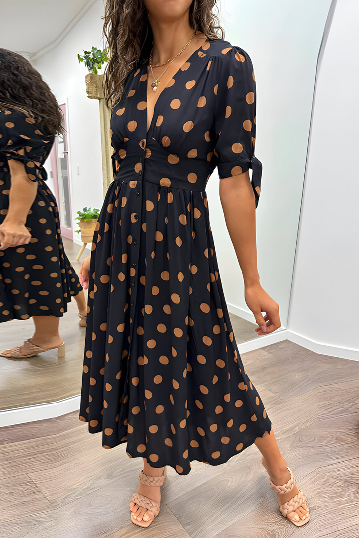 Noria™ | Stilvolles Punktkleid