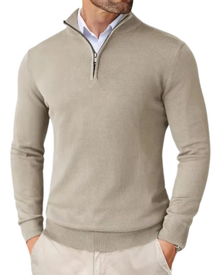 Romeo | Strickpullover mit Zip-Verschluss