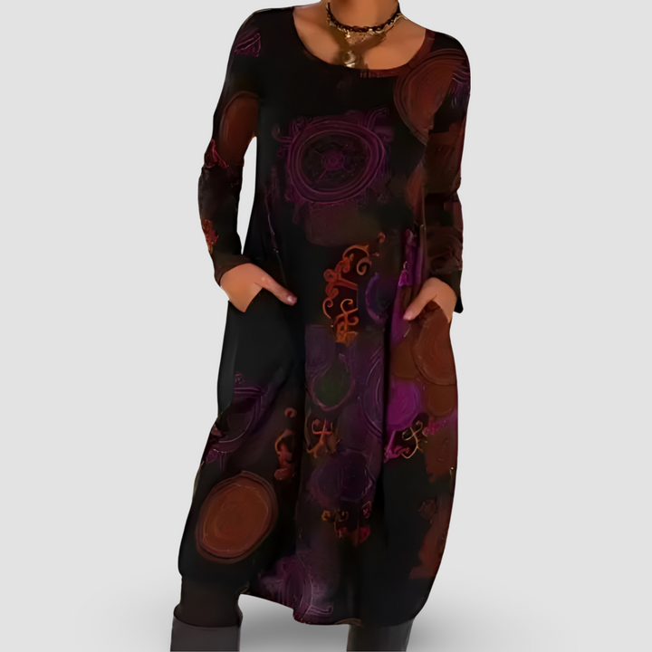 Karine™ – Stilvolle Boho-Winterrobe für elegante Auftritte