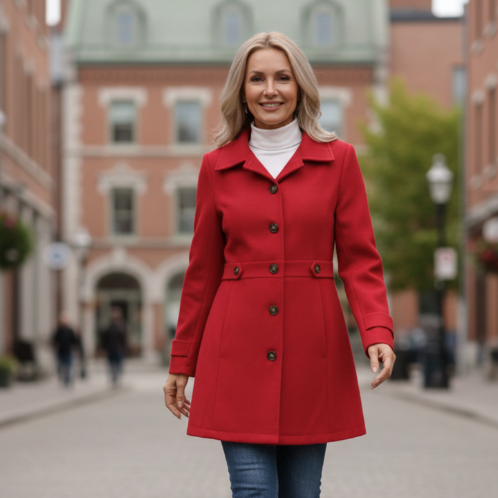 Donna™ - Mid-Length Wool Coat