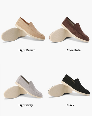 Leder-Suede Mokassins
