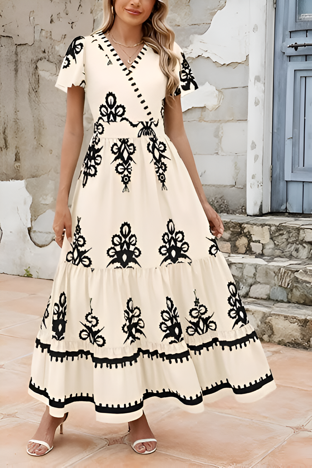 Lisa™ | Bohemian Sleeveless Maxi Dress