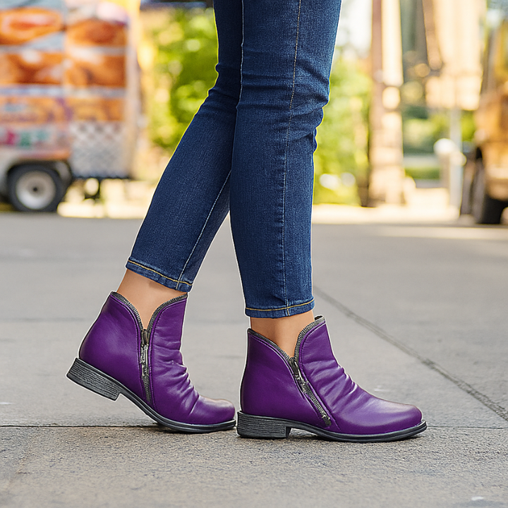 Selma™ | Elegante Stiefeletten mit Reißverschluss